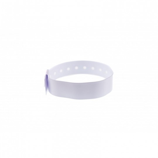 BRACELET BLANC VINYLE MAT x100 TAILLE L 1474010