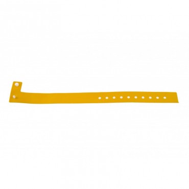 BRACELET JAUNE VINYLE MAT x100 TAILLE L 1474013 BRACELET JAUNE VINYLE MAT x100 TAILLE L 1474013