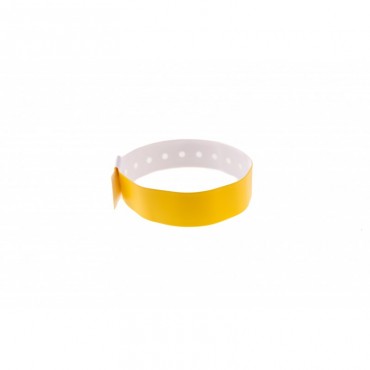 BRACELET JAUNE VINYLE MAT x100 TAILLE L 1474013 BRACELET JAUNE VINYLE MAT x100 TAILLE L 1474013