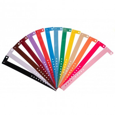 BRACELET COULEUR VINYLE MAT x100 TAILLE L