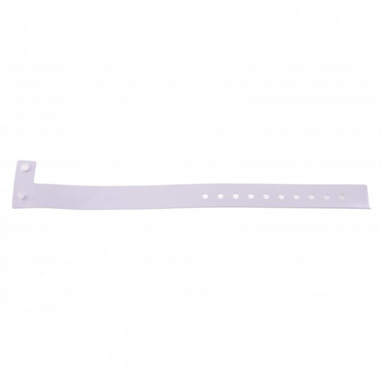 BRACELET BLANC VINYLE MAT x100 TAILLE L 1474010