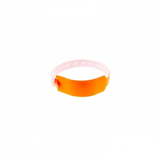 BRACELET ORANGE VINYLE BRILLANT TAILLE XL 1474032