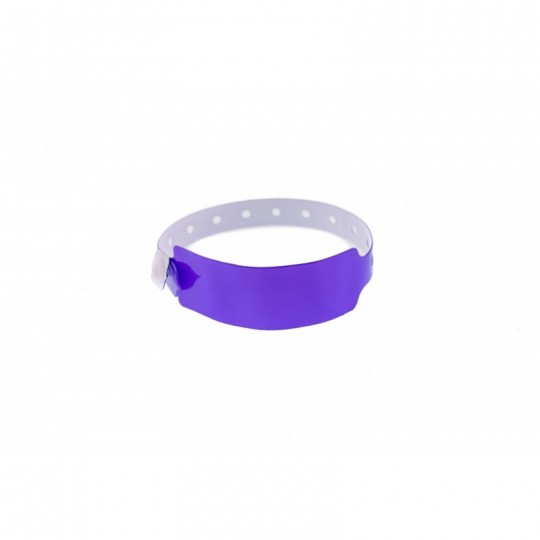 BRACELET VIOLET VINYLE BRILLANT TAILLE XL 1474035