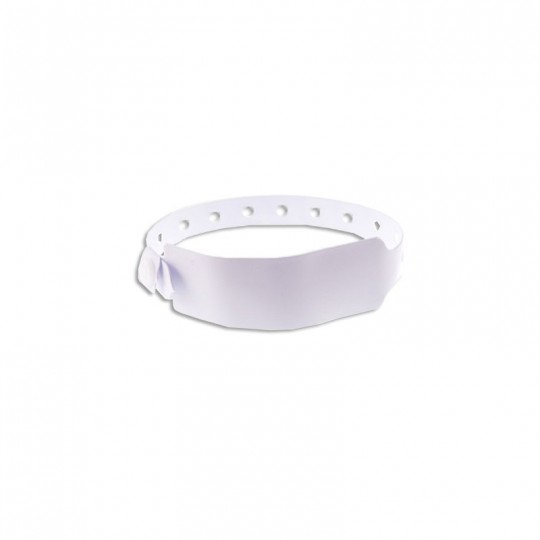 BRACELET BLANC VINYLE MAT EXTRA LARGE 1474040