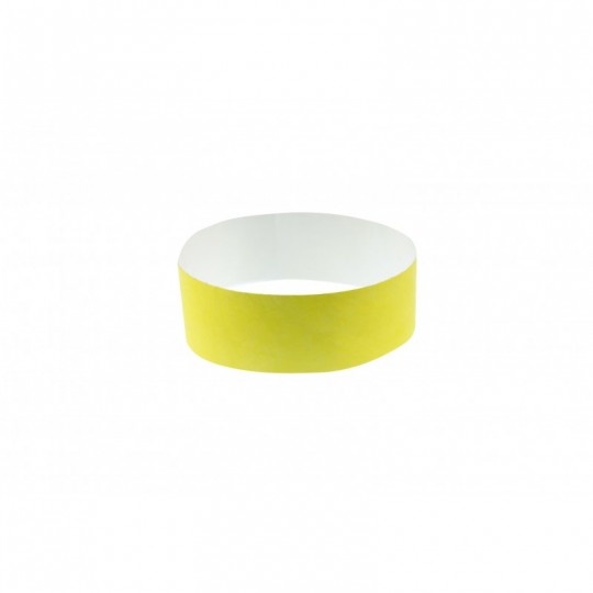 BRACELET TYVEK JAUNE NUMEROTE LARGEUR 25 MM 1474243