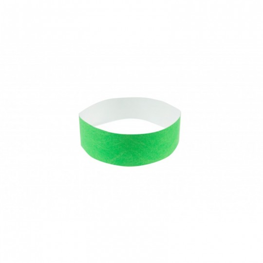 BRACELET TYVEK VERT CLAIR NUMEROTE LARGEUR 25 MM 1474244