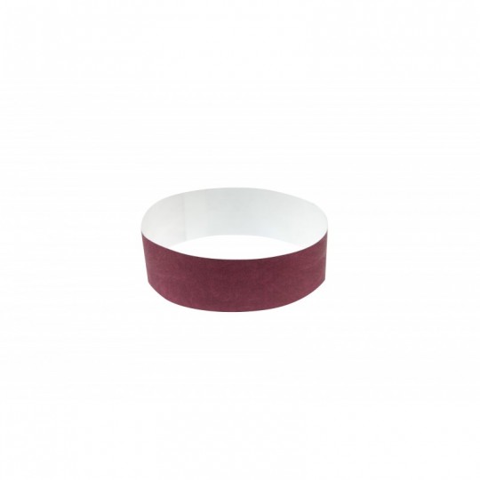 BRACELET TYVEK ROUGE NUMEROTE LARGEUR 25 MM 1474241