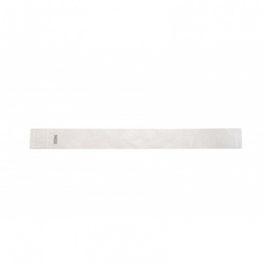 BRACELET TYVEK BLANC NUMEROTE LARGEUR 25 MM 1474240