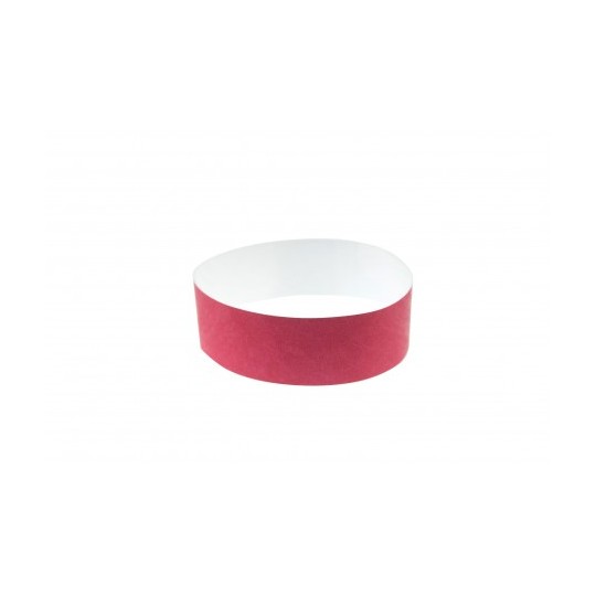 BRACELET TYVEK ROUGE NUMEROTE LARGEUR 25 MM 1474241