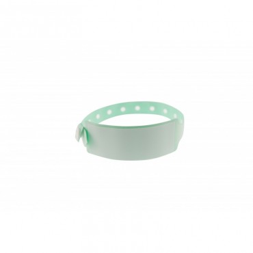 BRACELET EN VINYLE ADULTE HOPITAL AVEC PANNEAU D´ECRITURE VERT PALE 1474084 BRACELET EN VINYLE ADULTE HOPITAL AVEC PANNEAU D´ECRITURE VERT PALE 1474084