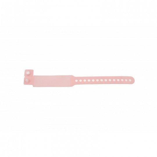 BRACELET EN VINYLE ENFANT AVEC PANNEAU D´ECRITURE ROSE PALE 1474087