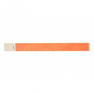 BRACELET TYVEK ORANGE NUMEROTE LARGEUR 19 MM 1475046