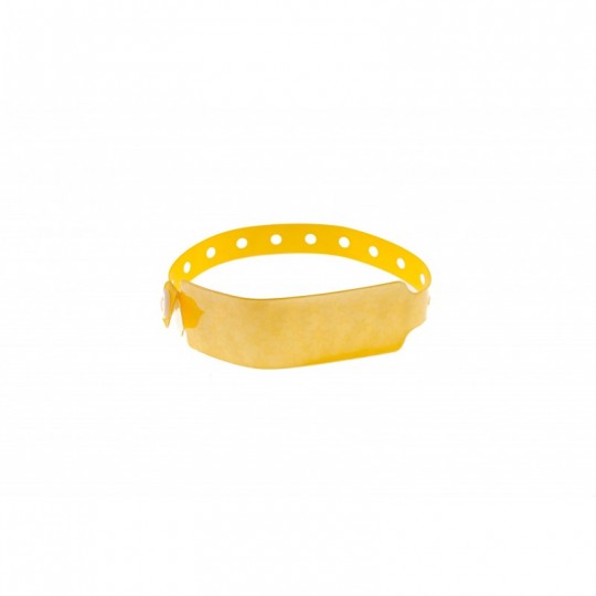 BRACELET HOLOGRAPHIQUE JAUNE AVEC ETOILES TAILLE XL 1474153