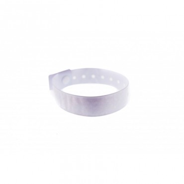 BRACELET HOLOGRAPHIQUE BLANC TAILLE L AVEC BULLES 1474100