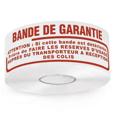 Ruban Adhésif en bobine Bande de Garantie Polypropylène 48mm x 200M