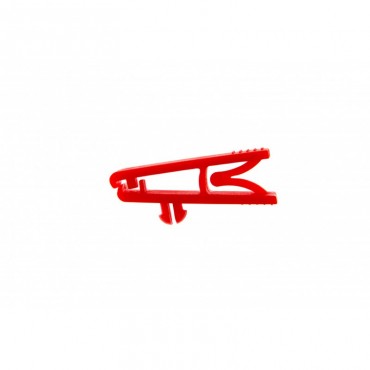 Pince Crocodile sans lanière plastique IDP14 x100 1413005 rouge Pince Crocodile sans lanière plastique IDP14 x100 1413005 rouge