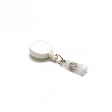Enrouleur attache badge plastique IDS940 x100 1460041 blanc Enrouleur attache badge plastique IDS940 x100 1460041 blanc
