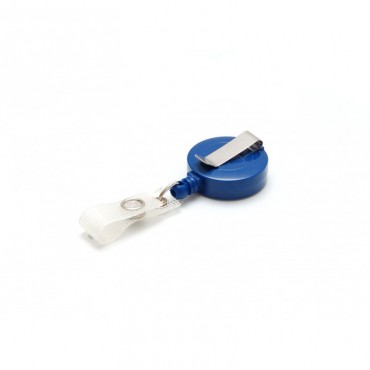 Enrouleur attache badge plastique IDS940 x100 1460042 bleu Enrouleur attache badge plastique IDS940 x100 1460042 bleu