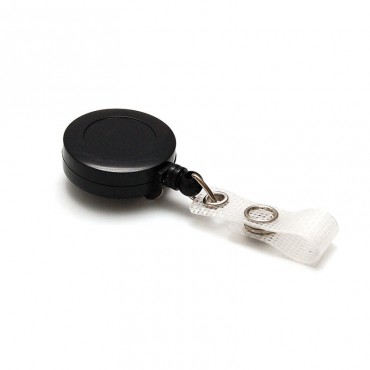 Enrouleur attache badge plastique IDS940 x100 1460044 noir Enrouleur attache badge plastique IDS940 x100 1460044 noir