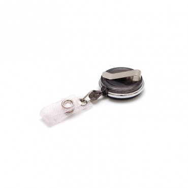 Enrouleur Zip plastique Attache Badge Cercle métal IDS950 x100 1473064 noir translucide Enrouleur Zip plastique Attache Badge Cercle métal IDS950 x100 1473064 noir translucide
