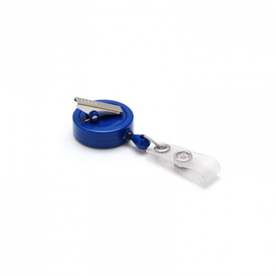 Enrouleur Zip plastique Attache Pince Crocodile IDS930 x100 1473022 bleu