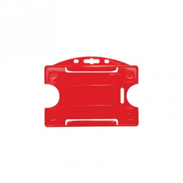 Porte-badge rigide 2 ouvertures latérales Horizontal IDP64 x100 1455704 Rouge Porte-badge rigide 2 ouvertures latérales Horizontal IDP64 x100 1455704 Rouge