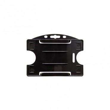 Porte-badge rigide 2 ouvertures latérales Horizontal IDP64 x100 1455706 Noir Porte-badge rigide 2 ouvertures latérales Horizontal IDP64 x100 1455706 Noir