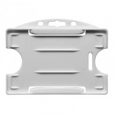 Porte-badge rigide 2 ouvertures latérales Horizontal IDP64 x100 1455707 Blanc Porte-badge rigide 2 ouvertures latérales Horizontal IDP64 x100 1455707 Blanc