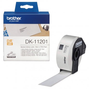 Etiquette d'adresse BROTHER DK-11201 29 x 90mm  - Disponible sur Althus-Office.