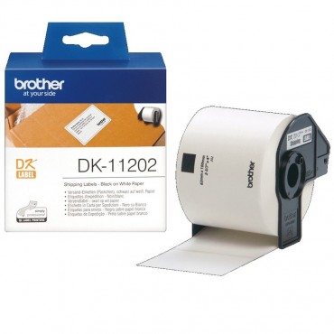 Etiquette d'expédition BROTHER DK-11202 62 x100mm  - Disponible sur Althus-Office.