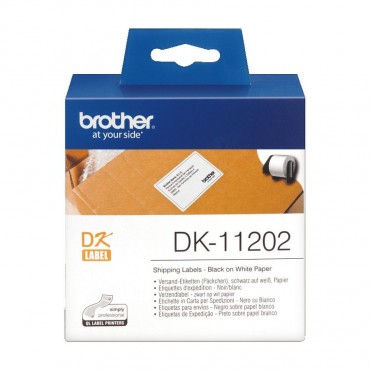 Ruban d'étiquettes expédition BROTHER DK-11202.  - Disponible sur Althus-Office. Ruban d'étiquettes expédition BROTHER DK-11202.  - Disponible sur Althus-Office.