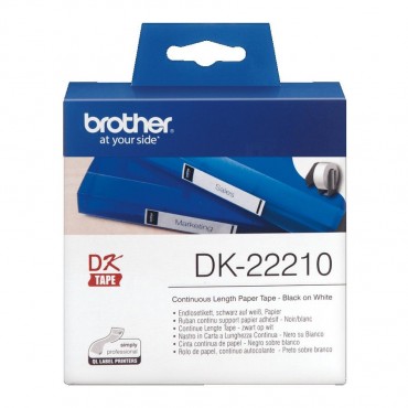 Etiquette en continue BROTHER DK-22210 29mm x 30.48M Etiquette en continue BROTHER DK-22210 29mm x 30.48M
