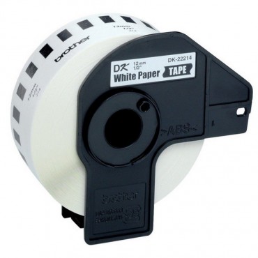 Etiquette d'identification en continue BROTHER DK-22214 12mm x 30,48M