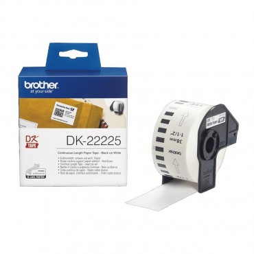 Etiquette polyvalente en continue BROTHER DK-22225 38mmx30.48M
