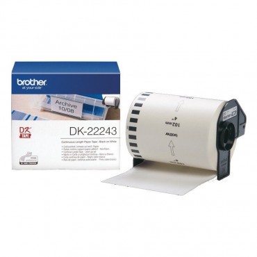 Etiquette polyvalente en continue BROTHER DK-22243 102mm x 30.48M
