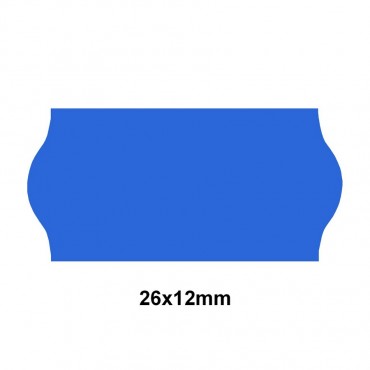 Étiquette adhésif permanent bleu EP26C-003 pour pince SATO KENDO/SAMARK 26 26x12mm - Althus-Office Étiquette adhésif permanent bleu EP26C-003 pour pince SATO KENDO/SAMARK 26 26x12mm - Althus-Office