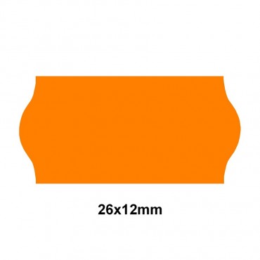 Étiquette adhésif amovible orange EP26C-047 pour pince SATO KENDO/SAMARK 26 26x12mm - Althus-Office Étiquette adhésif amovible orange EP26C-047 pour pince SATO KENDO/SAMARK 26 26x12mm - Althus-Office