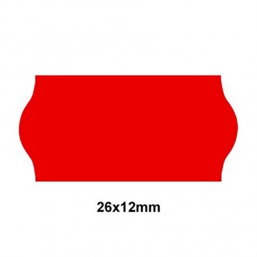 Étiquette adhésif amovible rouge EP26C-045 pour pince SATO KENDO/SAMARK 26 26x12mm - Althus-Office Étiquette adhésif amovible rouge EP26C-045 pour pince SATO KENDO/SAMARK 26 26x12mm - Althus-Office