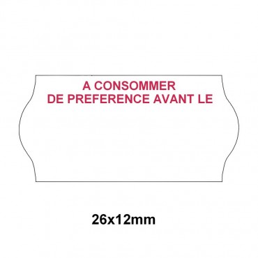 Etiquette pour pince KENDO 26 - 26x12mm Réf: EP26IX-011 - Althus-Office Etiquette pour pince KENDO 26 - 26x12mm Réf: EP26IX-011 - Althus-Office