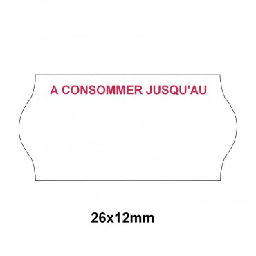 Etiquette pour pince KENDO 26 - 26x12mm Réf: EP26IX-010 - Althus-Office Etiquette pour pince KENDO 26 - 26x12mm Réf: EP26IX-010 - Althus-Office