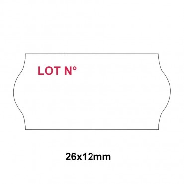 Etiquette pour pince KENDO 26 - 26x12mm Réf: EP26IZ-005P - Althus-Office Etiquette pour pince KENDO 26 - 26x12mm Réf: EP26IZ-005P - Althus-Office