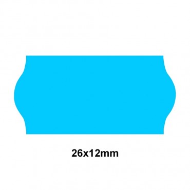 Etiquette adhésif permanent bleu fluo pour pince Sato SAMARK/KENDO 26 EP26F-003 26x12mm - Althus-Office Etiquette adhésif permanent bleu fluo pour pince Sato SAMARK/KENDO 26 EP26F-003 26x12mm - Althus-Office