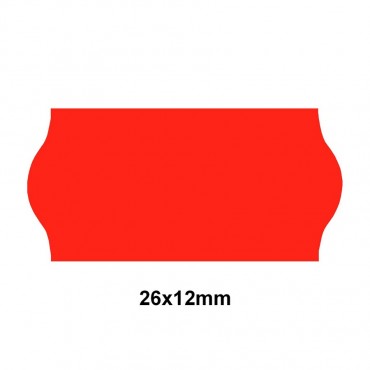 Etiquette adhésif amovible rouge fluo pour pince Sato SAMARK/KENDO 26 EP26F-045 26x12mm - Althus-Office Etiquette adhésif amovible rouge fluo pour pince Sato SAMARK/KENDO 26 EP26F-045 26x12mm - Althus-Office