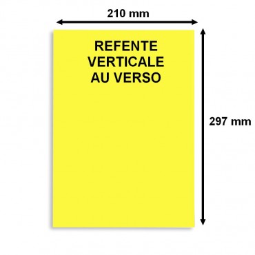 Planche A4 d'étiquettes jaune fluo - pour un marquage précis - Althus-Office Planche A4 d'étiquettes jaune fluo - pour un marquage précis - Althus-Office