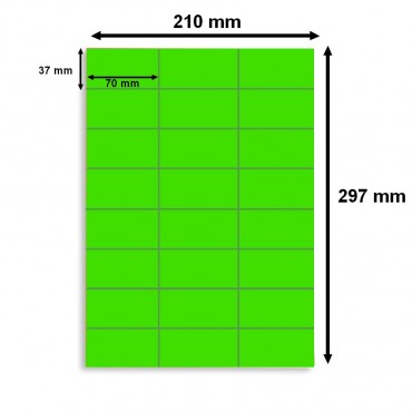 Étiquette 70 x 37 mm en planche A4, coloris jaune fluo. LOT DE 10 BOITES - 4033X10 - Disponible chez Althus-Office Étiquette 70 x 37 mm en planche A4, coloris jaune fluo. LOT DE 10 BOITES - 4033X10 - Disponible chez Althus-Office