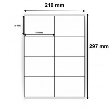 Étiquettes en planche 105 x 70 mm - Réf : 0182 | 800 étiquettes par boîte - Commandez sur Althus-Office Étiquettes en planche 105 x 70 mm - Réf : 0182 | 800 étiquettes par boîte - Commandez sur Althus-Office
