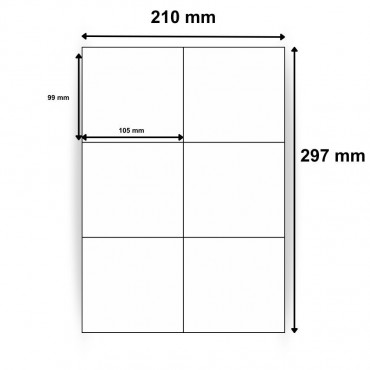 Étiquettes en papier vélin blanc 105 x 99 mm - 100 planches par boîte - Trouvez sur Althus-Office Étiquettes en papier vélin blanc 105 x 99 mm - 100 planches par boîte - Trouvez sur Althus-Office