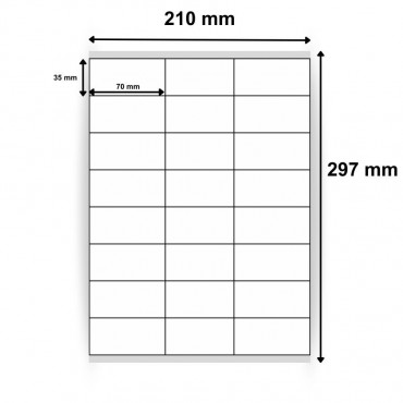 Étiquettes adhésives en planche 70 x 35mm - Réf : 0168 - Procurez-vous sur Althus-Office Étiquettes adhésives en planche 70 x 35mm - Réf : 0168 - Procurez-vous sur Althus-Office