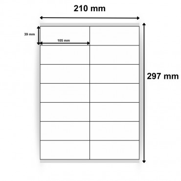 Étiquettes adhésives en planche 105 x 39mm - Réf : 0179 - Procurez-vous sur Althus-Office Étiquettes adhésives en planche 105 x 39mm - Réf : 0179 - Procurez-vous sur Althus-Office