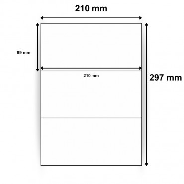 Étiquettes en planche 210 x 99 mm - Réf : 3374 | 300 étiquettes par boîte - Commandez sur Althus-Office Étiquettes en planche 210 x 99 mm - Réf : 3374 | 300 étiquettes par boîte - Commandez sur Althus-Office